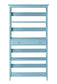 Convenience Concepts Oxford 5 Tier Bookcase with Drawer, Sea Foam