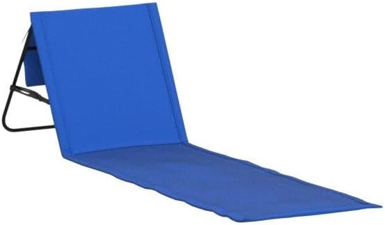 UNIPRIDE Lightweight Beach Chair for Adults (Set of 2) - Portable Beach Lounger I Ideal Tanning Mat for Sunbathing I Very Compact I Easy to Fold and Carry - Blue