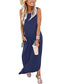 ANRABESS Women Casual Loose Sundress Sleeveless Split Maxi Long Beach Shirt Dress Travel Vacation 2024 Summer Outfits