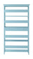 Convenience Concepts Oxford 5 Tier Bookcase with Drawer, Sea Foam