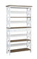 Convenience Concepts Oxford 5 Tier Bookcase with Drawer, Sea Foam