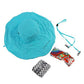 Women's Foldable Floppy Reversible Travel Beach Sun Visor Hat Wide Brim UPF 50+