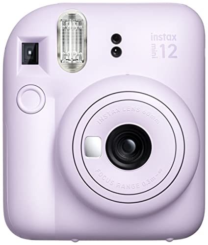 Fujifilm Instax Mini 12 Instant Film Camera, Clay White