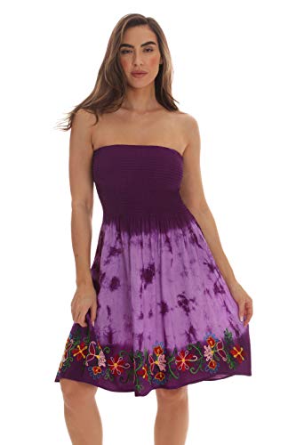 Riviera Sun Strapless Tube Short Dress Summer Dresses