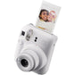 Fujifilm Instax Mini 12 Instant Film Camera, Clay White