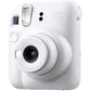 Fujifilm Instax Mini 12 Instant Film Camera, Clay White