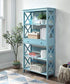 Convenience Concepts Oxford 5 Tier Bookcase with Drawer, Sea Foam