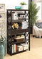 Convenience Concepts Oxford 5 Tier Bookcase with Drawer, Sea Foam