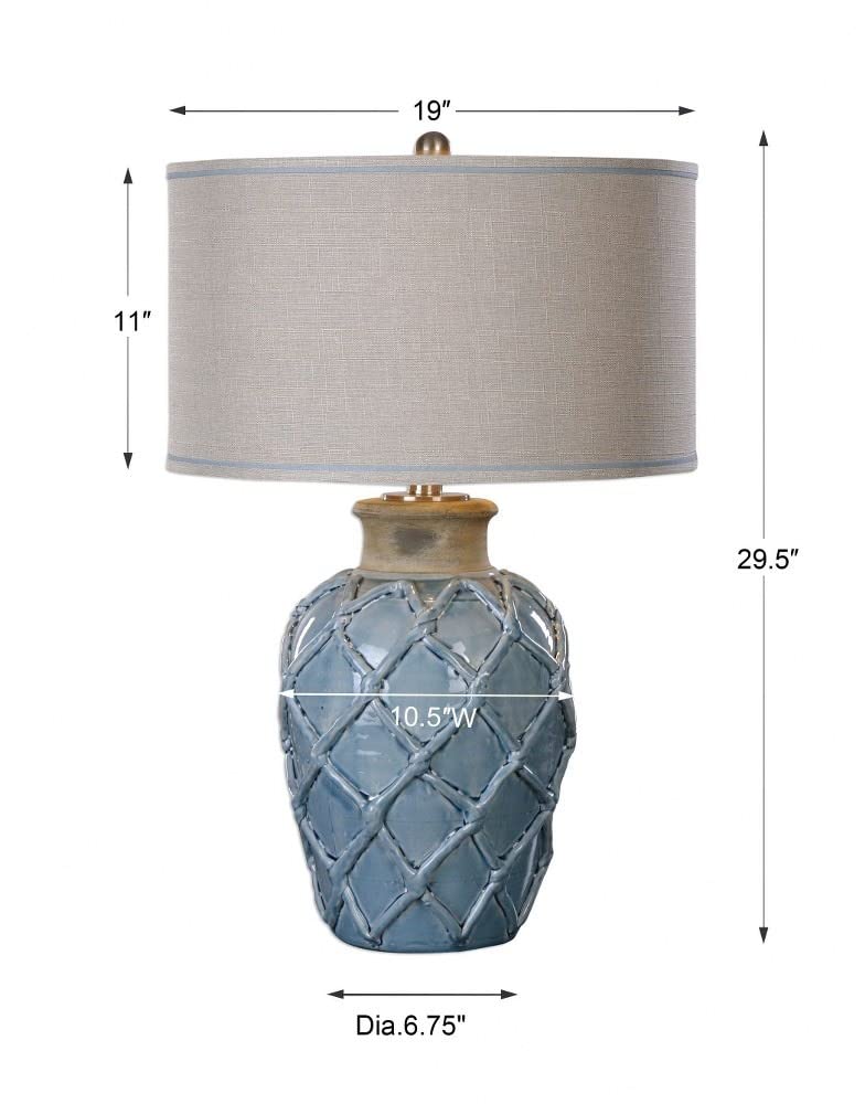 Uttermost Parterre - 1 Light Table Lamp - 19 inches Wide by 19 inches deep