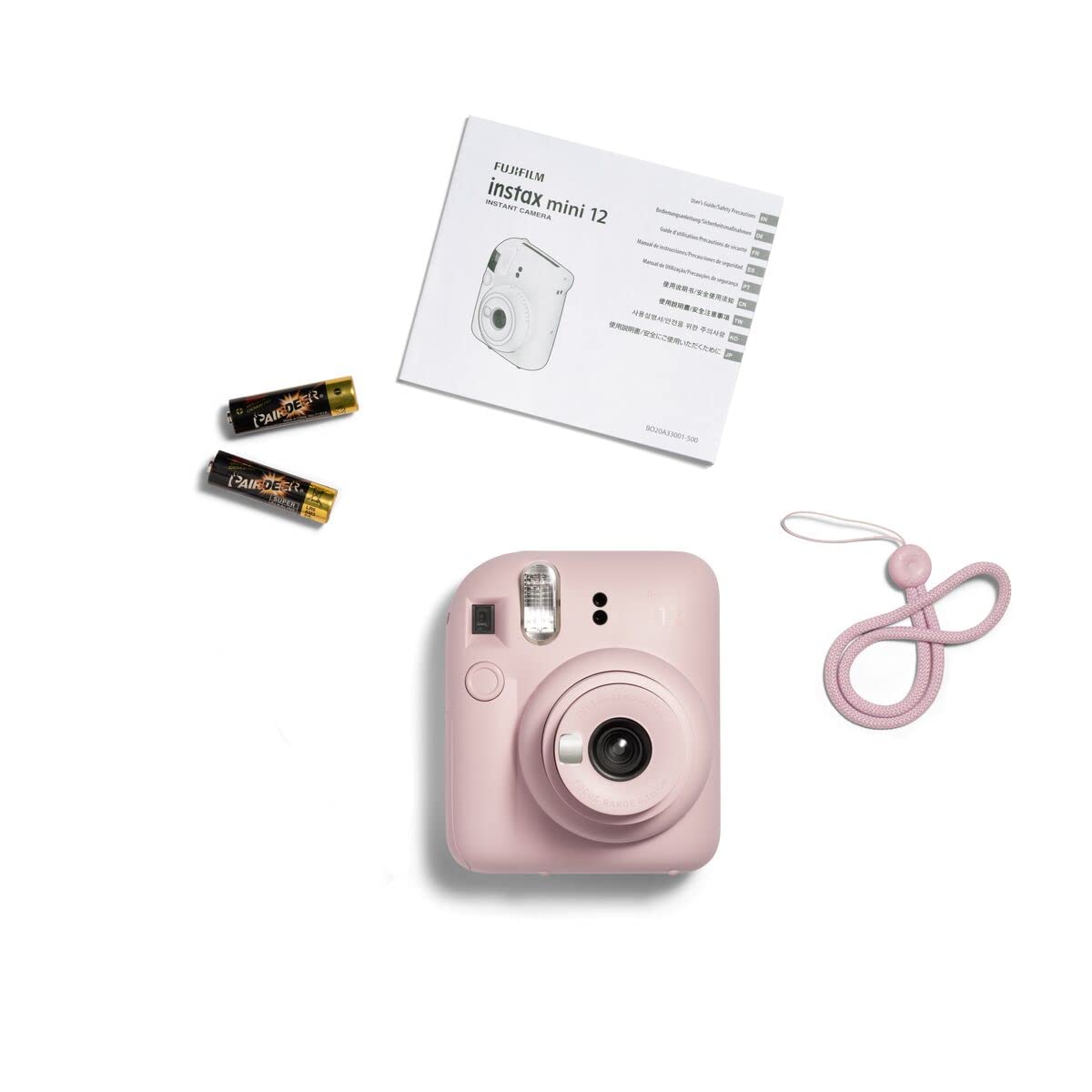 Fujifilm Instax Mini 12 Instant Film Camera, Clay White