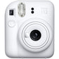 Fujifilm Instax Mini 12 Instant Film Camera, Clay White