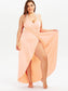 Plus Size Spaghetti Strap Cover Up Beach Backless Wrap Long Dress