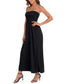 HDE Women's Strapless Maxi Dress Plus Size Tube Top Long Skirt Sundress Cover Up