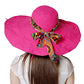 Women's Foldable Floppy Reversible Travel Beach Sun Visor Hat Wide Brim UPF 50+