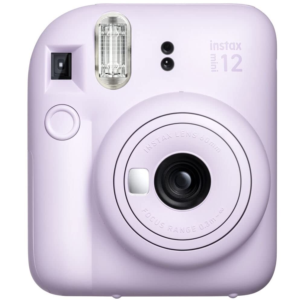 Fujifilm Instax Mini 12 Instant Film Camera, Clay White