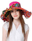 Women's Foldable Floppy Reversible Travel Beach Sun Visor Hat Wide Brim UPF 50+