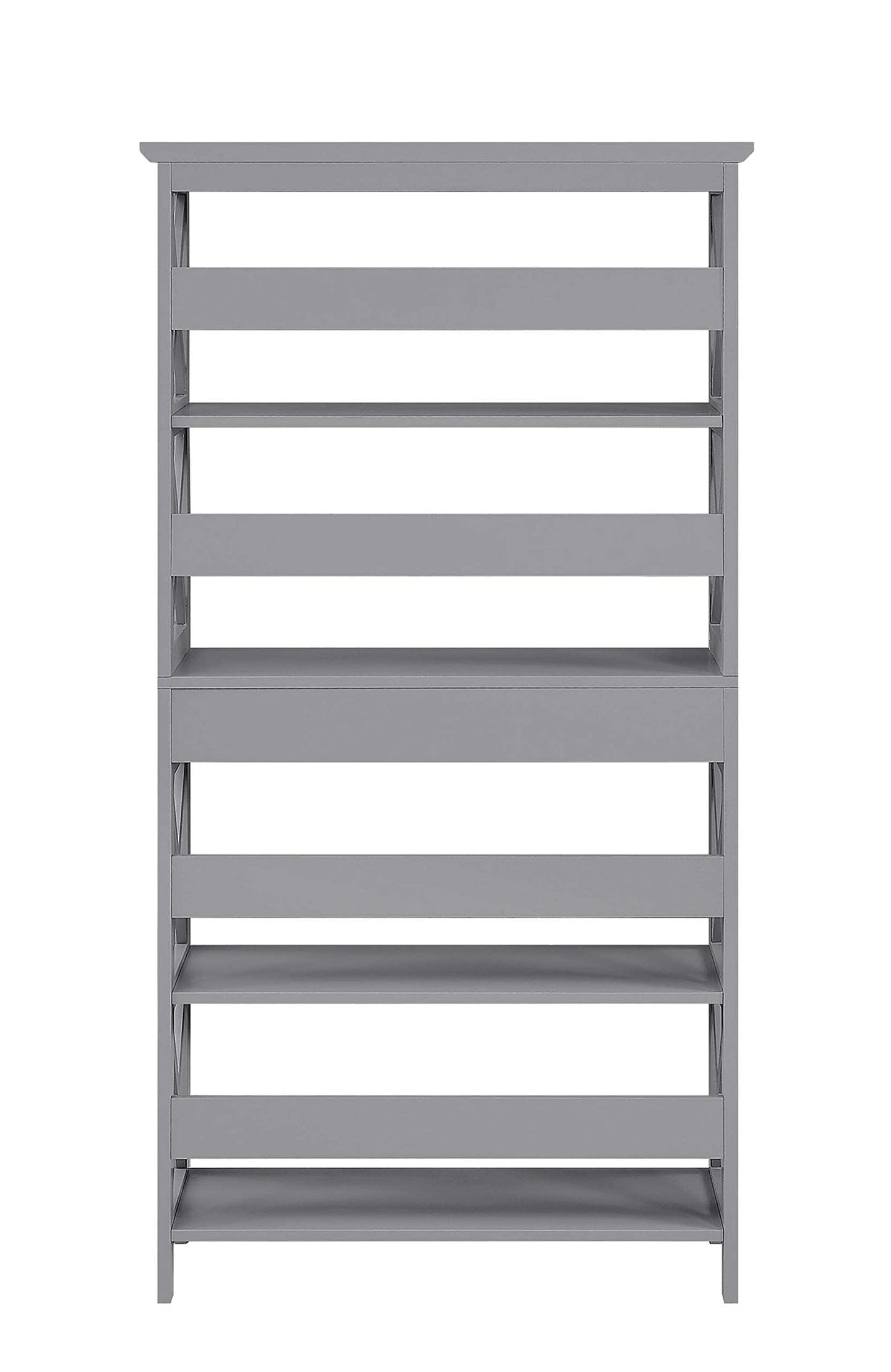 Convenience Concepts Oxford 5 Tier Bookcase with Drawer, Sea Foam