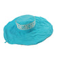 Women's Foldable Floppy Reversible Travel Beach Sun Visor Hat Wide Brim UPF 50+