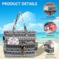 LEDAOU Large Beach Tote Bag Women Waterproof Sandproof Zipper Beach Tote Bag for Pool Gym Grocery Travel with Wet Pocket