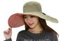 Women's Foldable Floppy Reversible Travel Beach Sun Visor Hat Wide Brim UPF 50+