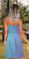 Zyyfly Womens Summer Beach Dresses Strapless Cover Ups Dress Tube Top Sundresses