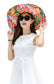 Women's Foldable Floppy Reversible Travel Beach Sun Visor Hat Wide Brim UPF 50+