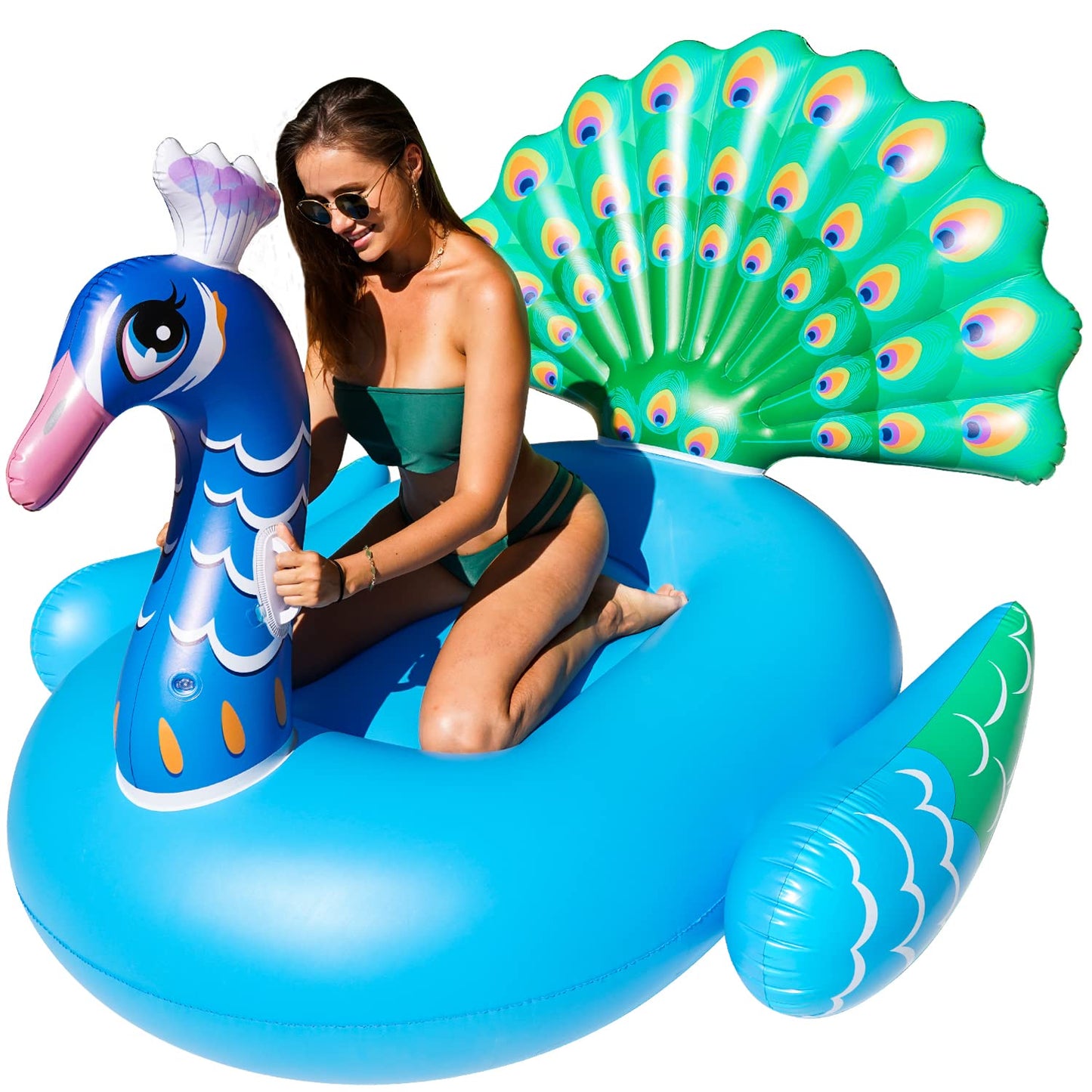 FindUWill Funny Pool Floats - Giant Inflatable Pool Float for Adult, Pool Accessories Large Pool Floaties Lounger, Beach Swimming Pool Party Decorations for Adults