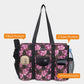 TOPDesign Utility Water Resistant Tote Bag with 13 Exterior & Interior Pockets, Top Zipper Closure & Thick Bottom Support