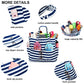 LEDAOU Large Beach Tote Bag Women Waterproof Sandproof Zipper Beach Tote Bag for Pool Gym Grocery Travel with Wet Pocket