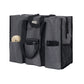 TOPDesign Utility Water Resistant Tote Bag with 13 Exterior & Interior Pockets, Top Zipper Closure & Thick Bottom Support