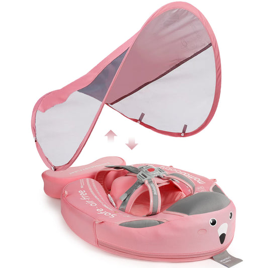 Mambobaby Add Tail Newest Baby Float with Sun Canopy – Special Edition Pink