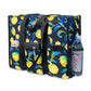 TOPDesign Utility Water Resistant Tote Bag with 13 Exterior & Interior Pockets, Top Zipper Closure & Thick Bottom Support