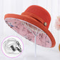 Women Wide Brim Sun Hats Metal Wired Edge Summer UV Protection Beach Fishing Hat for Hiking Garden Travel Chin Strap