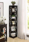 Convenience Concepts Oxford 5 Tier Corner Bookcase, Sea Foam