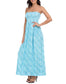 HDE Women's Strapless Maxi Dress Plus Size Tube Top Long Skirt Sundress Cover Up