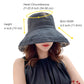 Women Wide Brim Sun Hats Metal Wired Edge Summer UV Protection Beach Fishing Hat for Hiking Garden Travel Chin Strap