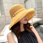 Women Wide Brim Sun Hats Metal Wired Edge Summer UV Protection Beach Fishing Hat for Hiking Garden Travel Chin Strap