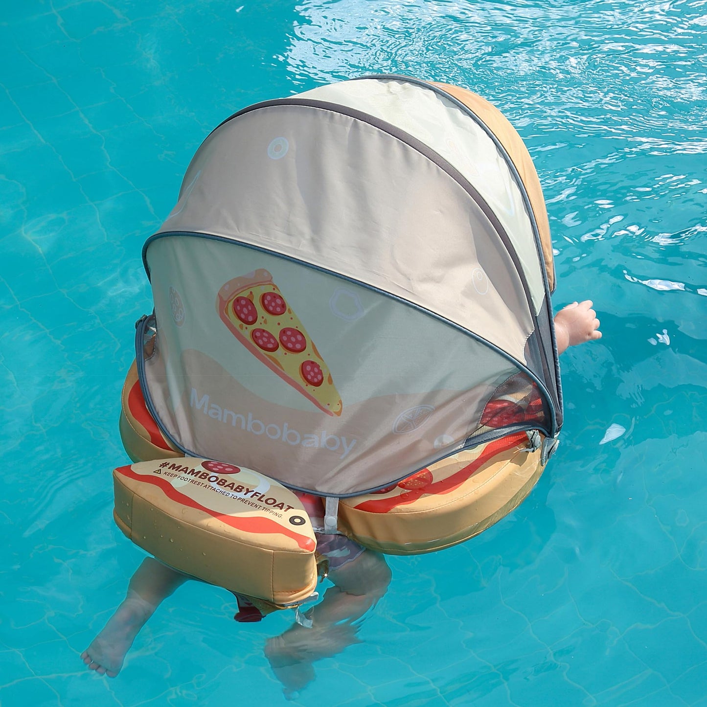 Mambobaby Add Tail Newest Baby Float with Sun Canopy – Special Edition Pink