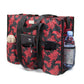 TOPDesign Utility Water Resistant Tote Bag with 13 Exterior & Interior Pockets, Top Zipper Closure & Thick Bottom Support