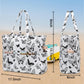 LEDAOU Large Beach Tote Bag Women Waterproof Sandproof Zipper Beach Tote Bag for Pool Gym Grocery Travel with Wet Pocket