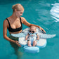 Mambobaby Add Tail Newest Baby Float with Sun Canopy – Special Edition Pink