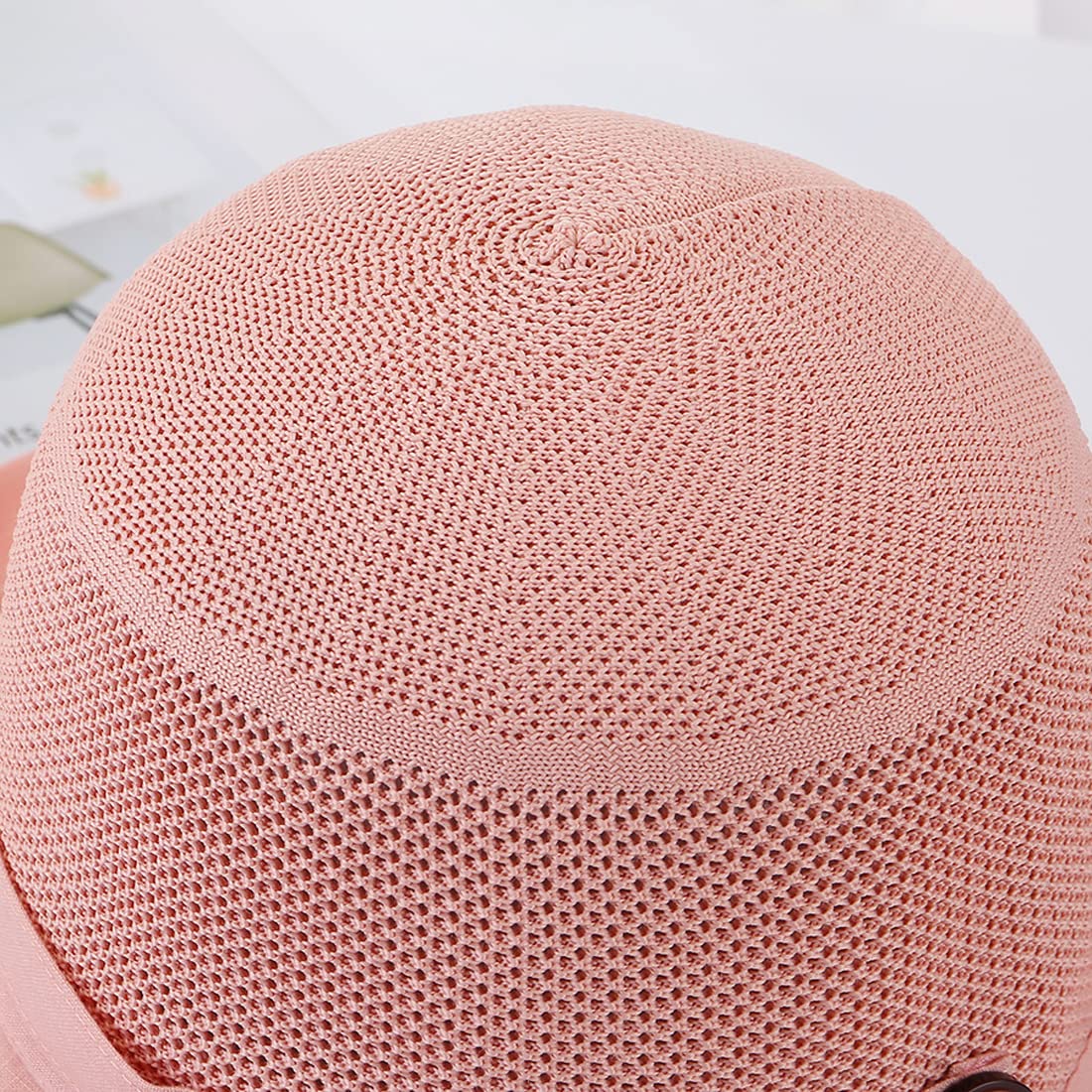 Women Wide Brim Sun Hats Metal Wired Edge Summer UV Protection Beach Fishing Hat for Hiking Garden Travel Chin Strap