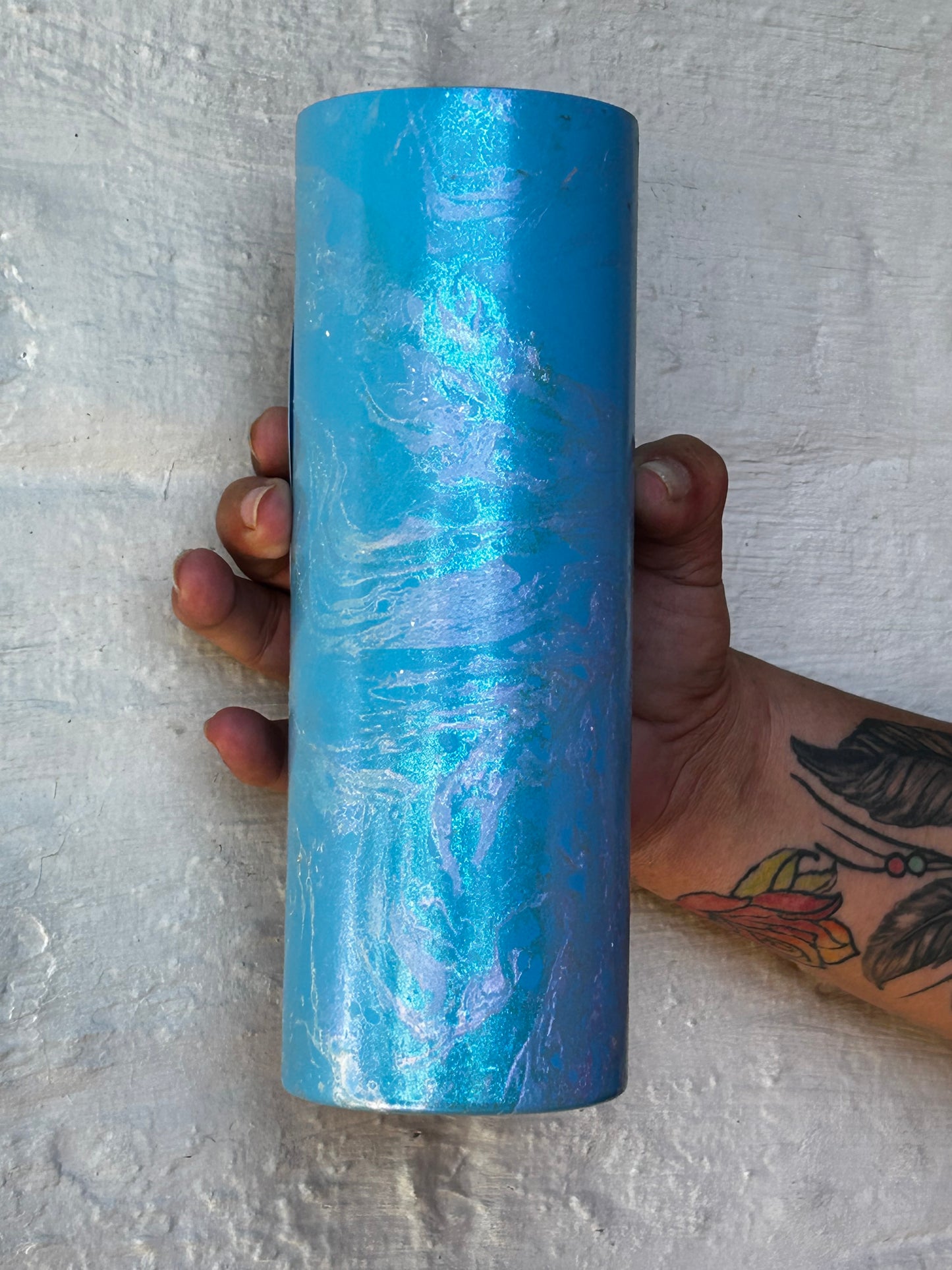 20 oz Stainless Steele Blue Tumbler