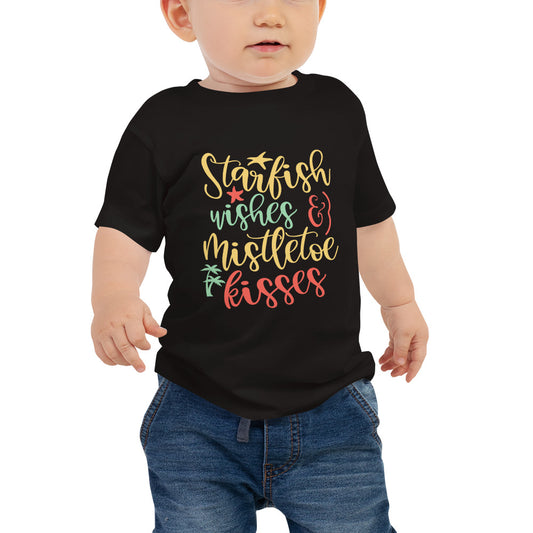 STARFISH WISHES & MISTLETOE KISSES BABY TEE