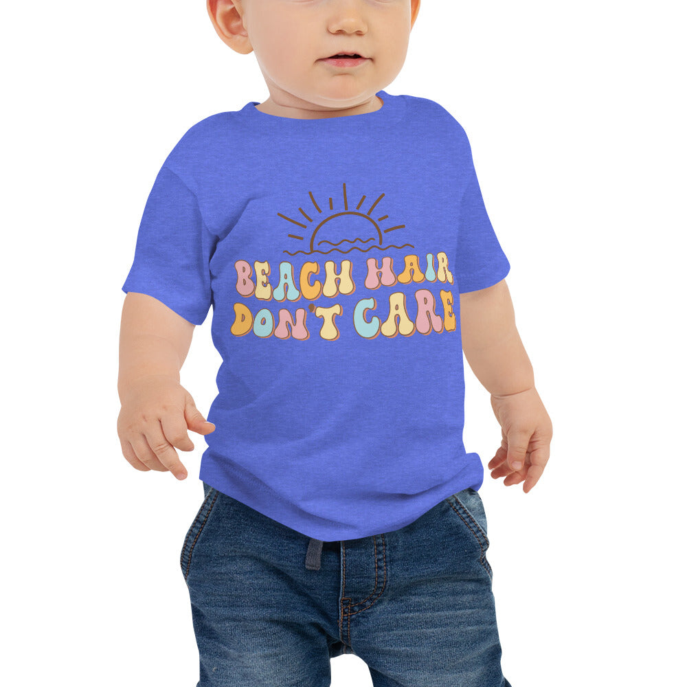 BEACH HAIR DON'T CARE BABY TEE