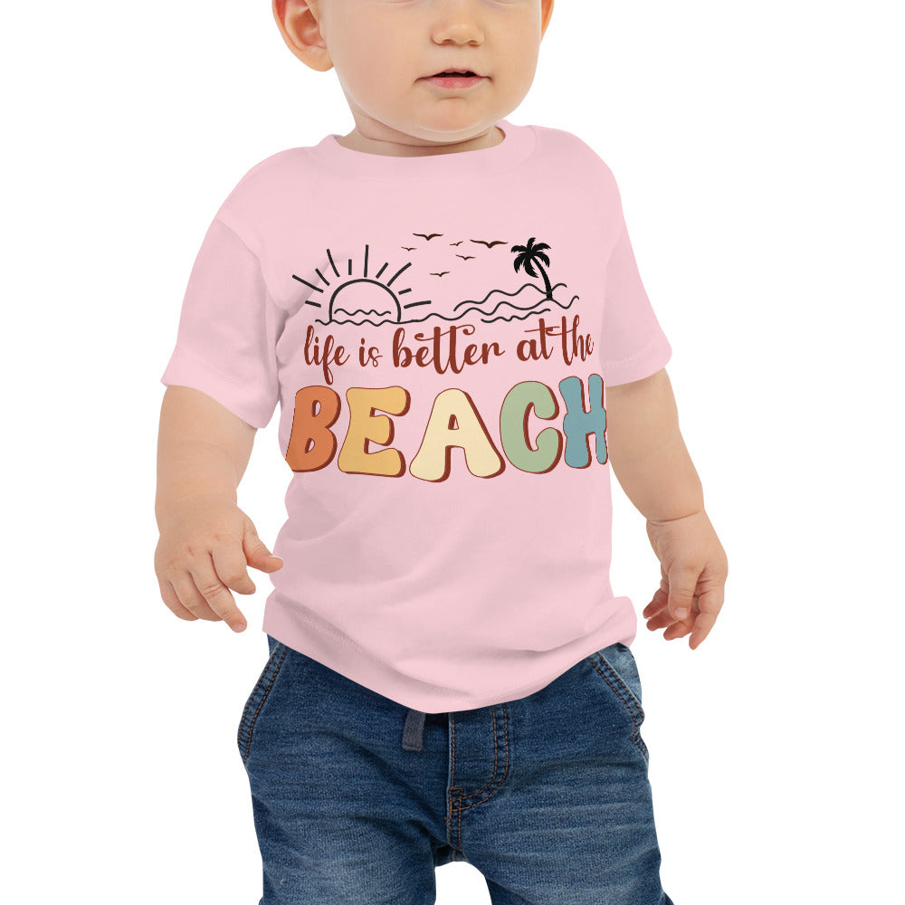 LIFE IS BETTER AT THE BEACH BABY TEE