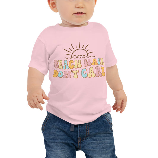 BEACH HAIR DON'T CARE BABY TEE