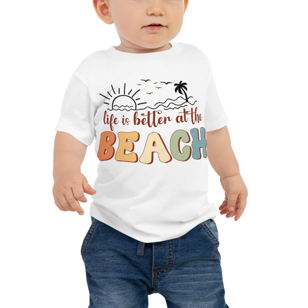 LIFE IS BETTER AT THE BEACH BABY TEE