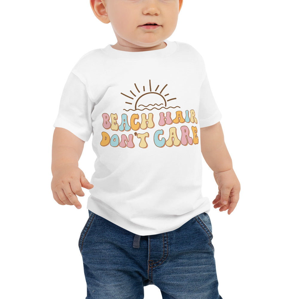 BEACH HAIR DON'T CARE BABY TEE