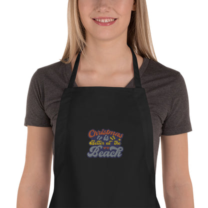 CHRISTMAS IS BETTER AT THE BEACH APRON